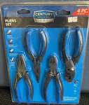 Century 4-PIECE Comfort Grip Handle Plier Set. Fixed Price $31.00.