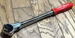 Snap Tools 3/8" Dr Ratchet Red Socket Wrench Round Swivel Head 11" Long. Fixed Price $370.00.