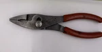 Snap On Tools Usa -red- #47ACP 7.5 Comb Slip Joint Pliers Soft Grip Handles. Fixed Price $25.95.