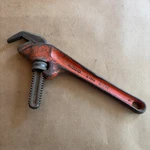 Vintage Ridgid E-110 10" Offset Smooth Jaw Pipe Wrench Made Usa. Fixed Price $19.99.