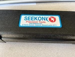 New Seekonk TSQ-150 Torque Wrench 3/8 Inch Pound Gauge +++++++++++++++++++++. Fixed Price $199.00.