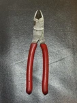Snap-on 388CF 8" High-leverage Diagonal Cutter Pliers, Red Handles. Fixed Price $25.00.