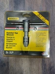 Vtg New General Tools Sliding T-handle Ratcheting Tap Wrench, No. 161R. Fixed Price $19.99.