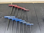 #BB647 Blue-point Usa Awcg Sae Awmcg Metric T-handle Hex Key Wrench Set. Fixed Price $99.95.