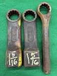 2X Snap-on 1-5/16" Flat Striker Wrench DX-142 Usa Striking Slugging And Offset. Fixed Price $53.10.