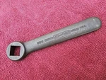 Williams 585 Lathe Tool Post Wrench 1/2" Square, New Old Stock. Fixed Price $14.99.