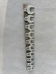 Craftsman 10 Pc. Crow-foot Wrench Set Usa 3/8 To. Fixed Price $59.95.