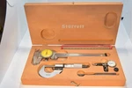 Starrett S905M Metric Tool Set In Wooden Case Calipers, Micrometer, Last Word. Fixed Price $359.00.