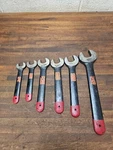 L58- Rare Vintage Bonney Carbon Steel Engineer Wrench Set Of 6 Original Labels. Fixed Price $399.99.