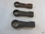 3 Pack Snap On Slugging Wrenchs 1-5/8" DX152 1-7/8" DX160 1-11/16" SFH-1810A. Fixed Price $63.69.