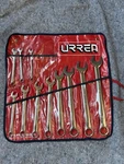 Urrea Combination Wrench Set Sae/metric W/ Roll Pouch Made Mexico. Fixed Price $44.99.