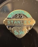 Vintage 10K Stanley Works 25 Year Service Award Pin Sweetheart - Dwt. Fixed Price $999.99.