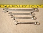 Stanley Set Of Metric Point Combination Wrench (12;13;14;19MM) Made Usa. Fixed Price $44.99.