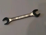Vintage Stanley "13/16 & 7/8" Open End Wrench, Usa, 86-809 Euc, Chrome. Fixed Price $9.99.