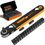 Kseibi 181787 Mini Wrench Set 18-PIECE Low Profile Ratchet, Black. Fixed Price $14.72.
