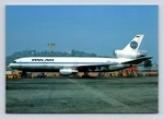 Pan Am Mcdonnell Douglas DC-10-10 N60NA C/n 46700/14 Aircraft Postcard Vtg A2. Fixed Price $5.99.