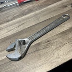 Craftsman 12" Adjustable Wrench, Forged In Usa 44605 300 Mm Made. Fixed Price $34.45.