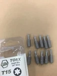 Wiha 72576 Torx Insert Bit T15 Tool 1/4" Shank Drive 10PCS New Free Shipping. Fixed Price $15.98.
